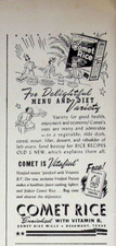1941 comet rice mills - mills, vintage