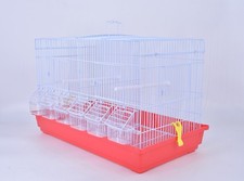 Gabbia cova uccelli rossa con - gabbia,