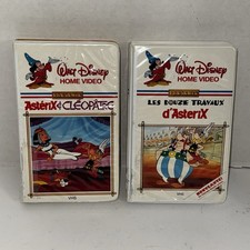Lot 2 Disney Asterix VHS