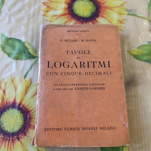 Tavole logaritmi muller - logaritmi,