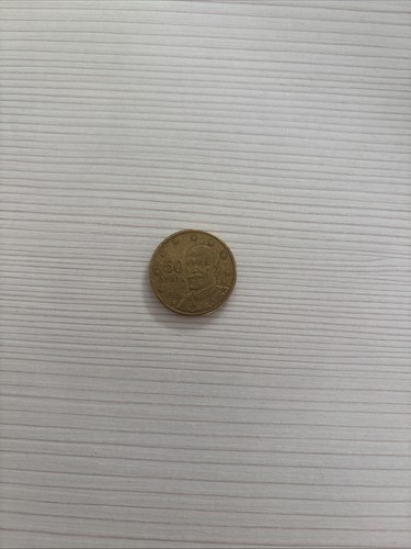 Moneta centesimi greca 50 - greca,
