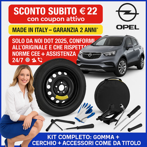 Ruotino scorta opel - ruotino, di