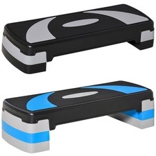 HOMCOM Stepper Fitness Regolabile su 3 Altezze da 10-15-20 cm