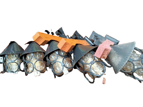 Lotto applique lume ferro - lotto,