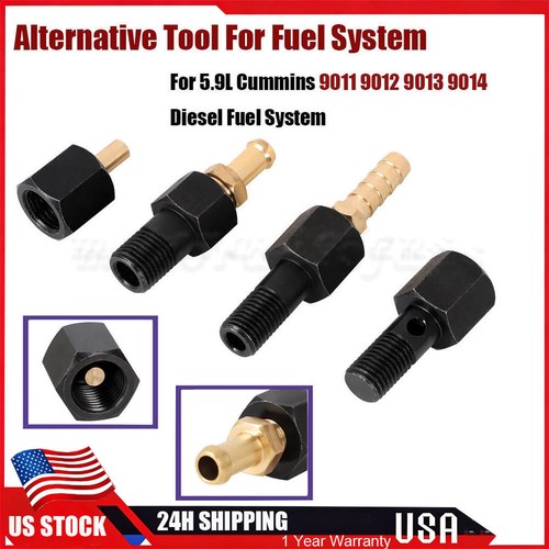Fuel system test fitting - fuel,