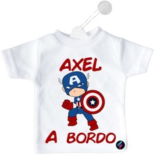 Mini t-shirt bimbo a bordo per