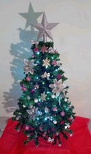 ALBERO DI NATALE REALISTICO ABETE SUPER FOLTO CM 130 COMPLETO PALLE LUCI ADDOBBI