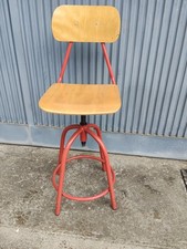 Sgabello scolastico vintage