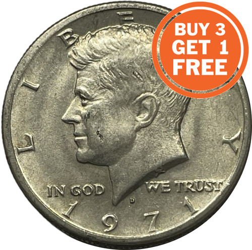 Moneta mezzo dollaro 50 - /, cent