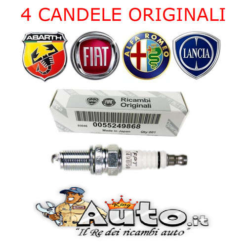 Kit candele originali fiat - 4,