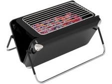 DCG Barbecue 3 in 1 Carbone Elettrico Gas con Griglia 35x21cm colore Nero BQ2499