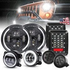 Angel Eyes 7" LED Headlights