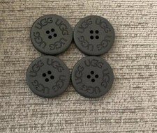 Set 4 bottoni UGG in legno