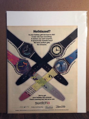 Pubblicità stampa swatch - pubblicità,