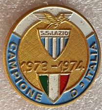 Distintivo calcio ⚽️ LAZIO ?? CAMPIONE D'ITALIA 1973-74❗medaglia COMEMORATIVA❗