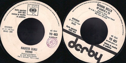 Disco giri fausto leali - giri,