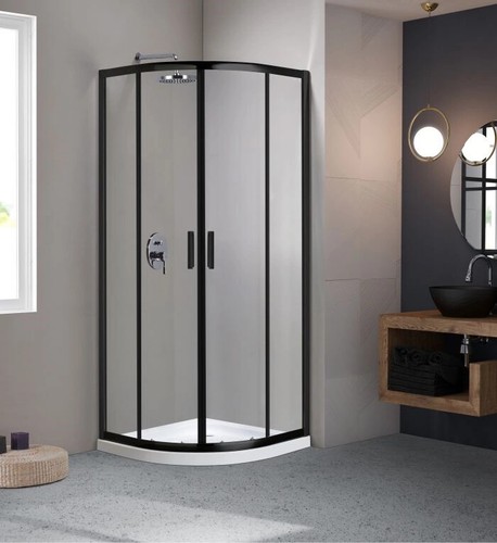 Box doccia semicircolare vetro - doccia,