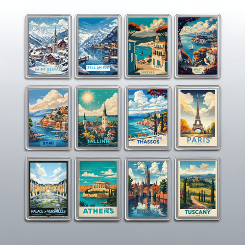 Acrylic travel city holiday - travel,