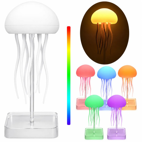 Lampada medusa led rgb - lampada,