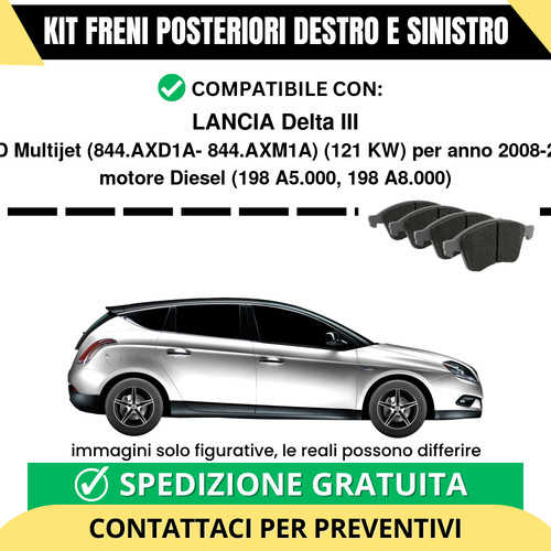 Pastiglie freno posteriori - freno,