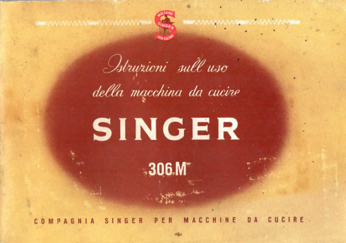 Manuale macchina cucire singer - manuale,