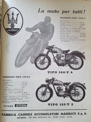 Moto maserati advert - moto,