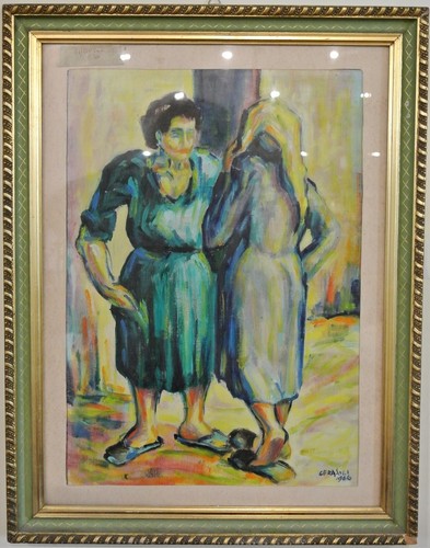 Quadro olio tela - olio, su