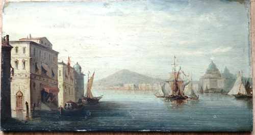 Ancien tableau marine - tableau,