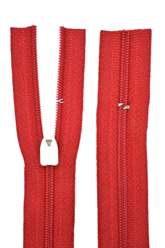 Chiusura lampo lenzuola rosso - chiusura,