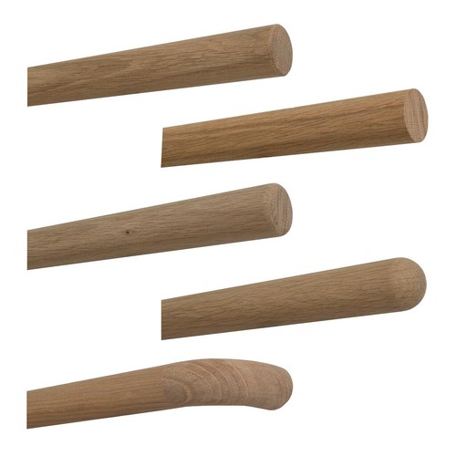Corrimano rovere grezzo