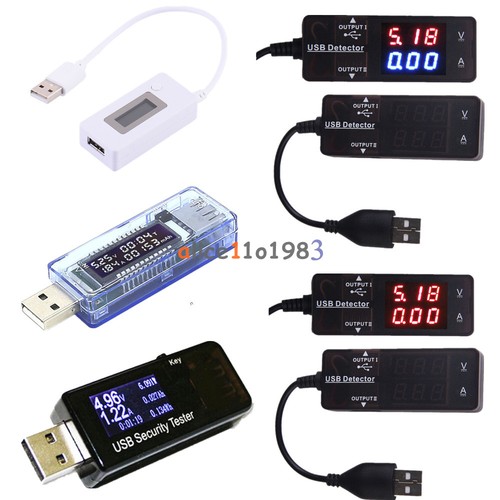 Rilevatore lcd usb - rilevatore, voltmetro