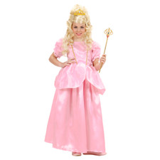 COSTUME VESTITO ABITO TRAVESTIMENTO CARNEVALE HALLOWEEN COSPLAY PRINCIPESSA ROSA