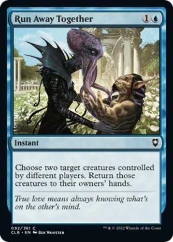 Run away together - away, foil