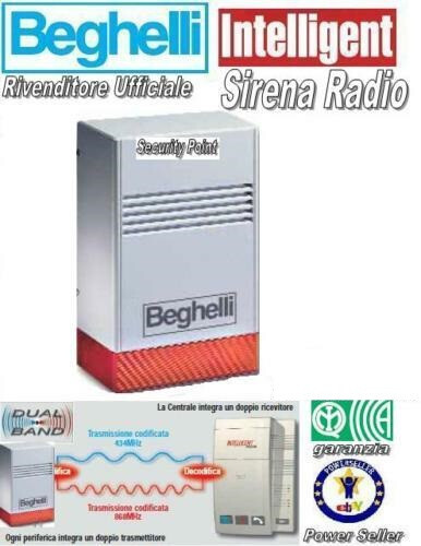 Beghelli sirena intelligent - sirena,