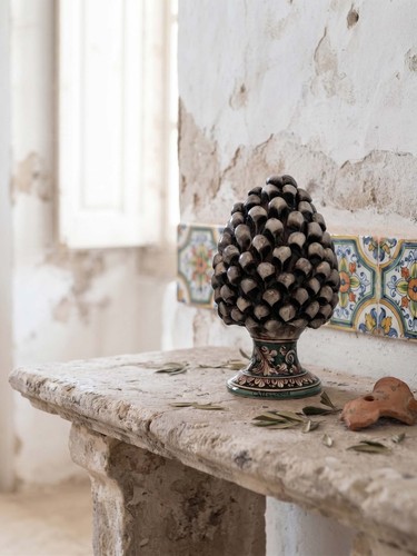 Pigna ceramica siciliana di - pigna,