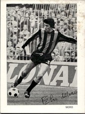 Cartolina Moro con autografo stampato pubblicitaria Tepa Sport