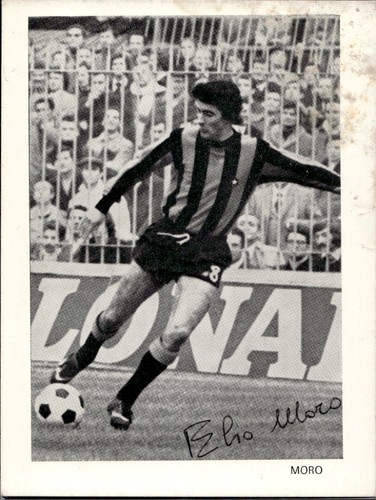 Cartolina moro con autografo - cartolina,