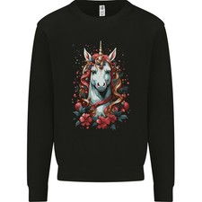 Felpa Uomo Unicorno Di Natale