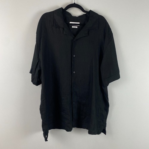 Zara camicia lino con bottoni