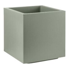 Vaso fioriera QUADRATO CUBO MATHERIA in plastica CON RUOTE 40CM VECA vari colori
