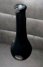 große Holzvase massiv, mit