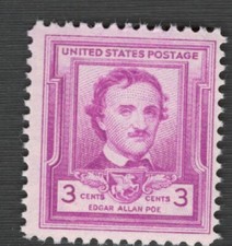 US. 986. 3c. Edgar Allan Poe