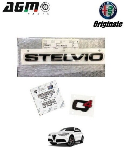 Kit scritta logo sigla stelvio - kit,