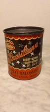 Vecchio Barattolo Scatola Latta  Caffè La Brasiliana Balossini Novara Collezione