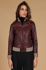 D'Arienzo Bomber Vera Pelle