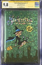 Sabrina la Strega Adolescente Annuale Spettacolare #1 CGC SS 9.8 Firmato Strega Omaggio