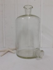 Bottiglia Flacone Con Beccuccio Farmacia Laboratorio *Vintage 