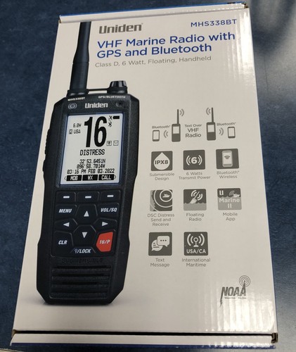 Uniden mhs338bt radio marina - uniden,