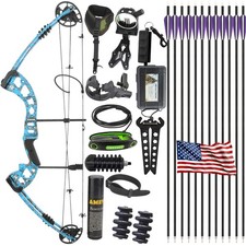 30-55 libbre composto arco frecce set 310 fps caccia tiro bersaglio tiro con l'arco puleggia bo