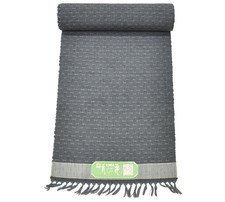 GIAPPONESE VINTAGE KIMONO TESSUTO BULLONE LANA TANMONO 7mt2291P